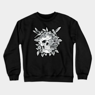 Skull with birds art Crewneck Sweatshirt